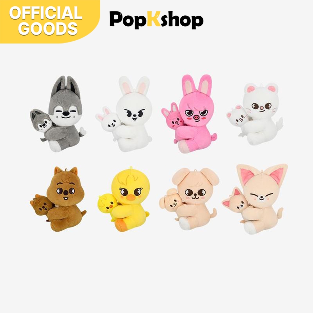 Stray Kids SKZ POP UP dominATE : celebrATE merch SKZOO MAGNET PLUSH SET Boneca