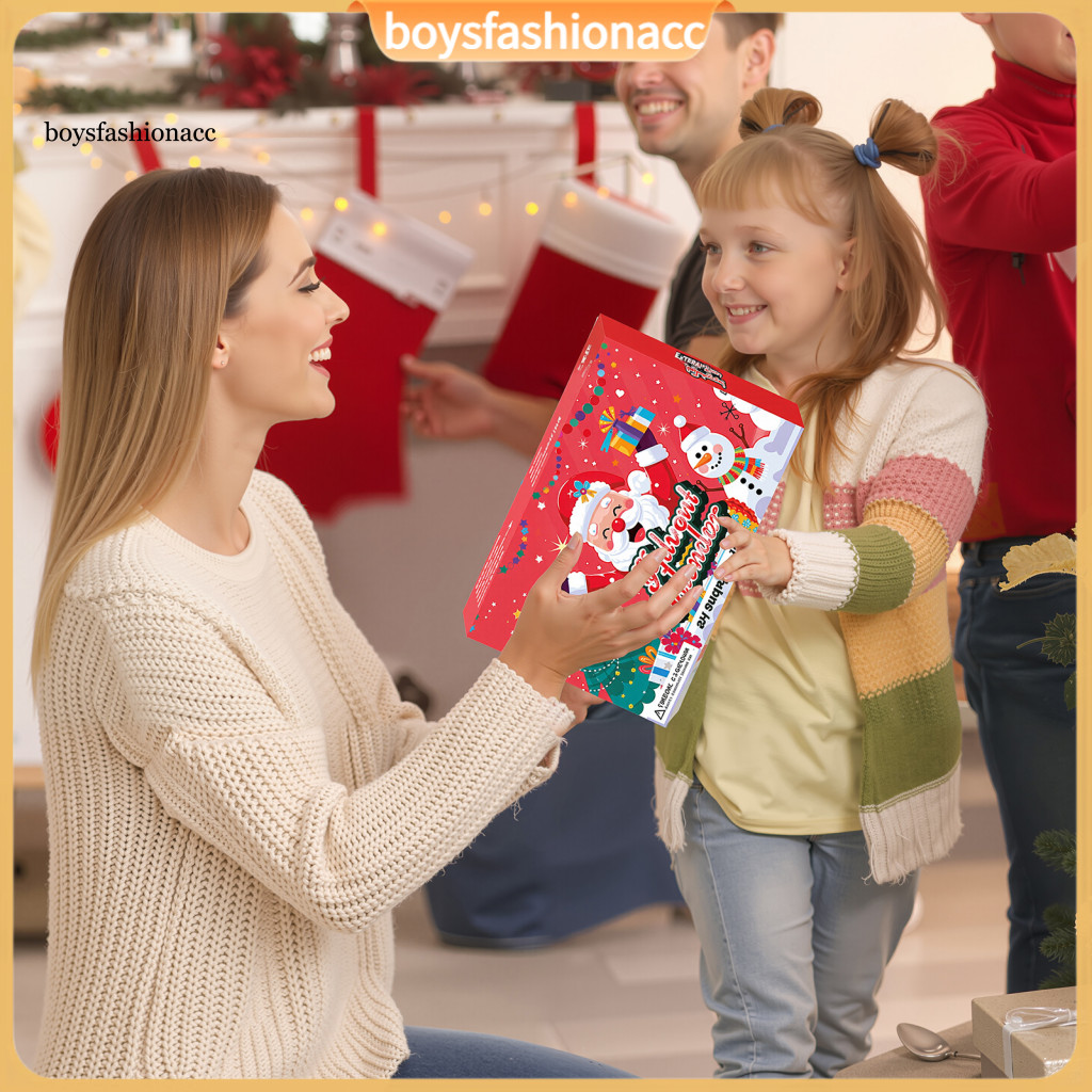 Christmas Advent Calendar with 24 Animal Figures – Countdown for Kids Fun Parent-child Gift Holiday Toy Collection for