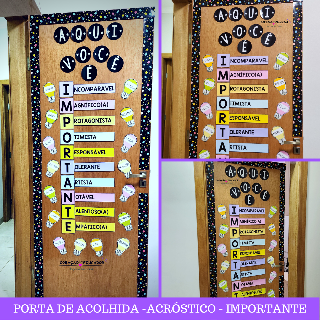 PORTA DE ACOLHIDA - ACRÓSTICO