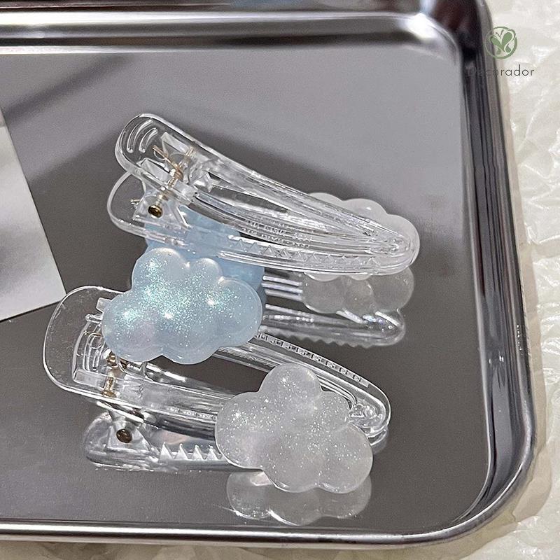 Decorador Kawaii Cute Cloud Hairpin Y2K Cartoon Doce Grampo De Cabelo Para Mulheres E Meninas Presentes