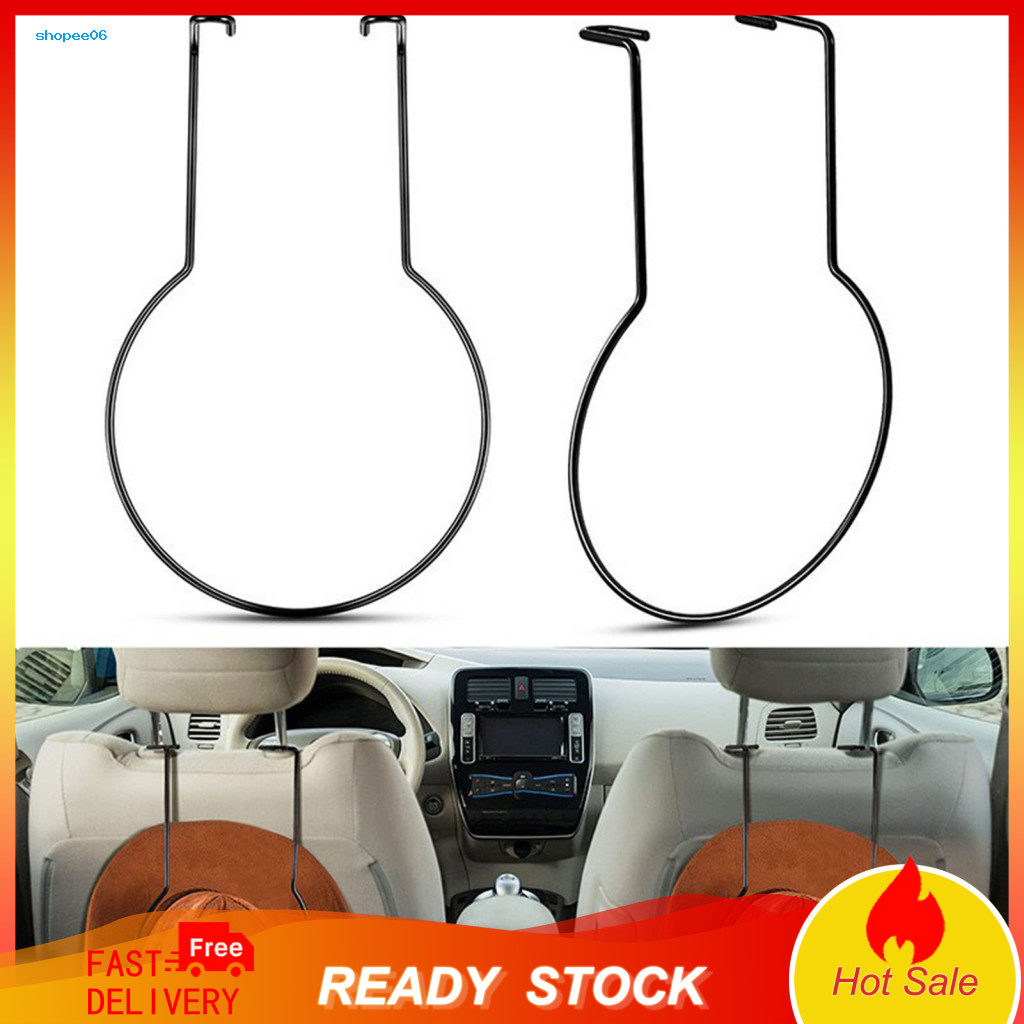 Back Seat Hat Holder Car Cowboy for Headrest Heavy Duty Metal Universal Auto Hanger Organizer Rack Mount Durable Hanging