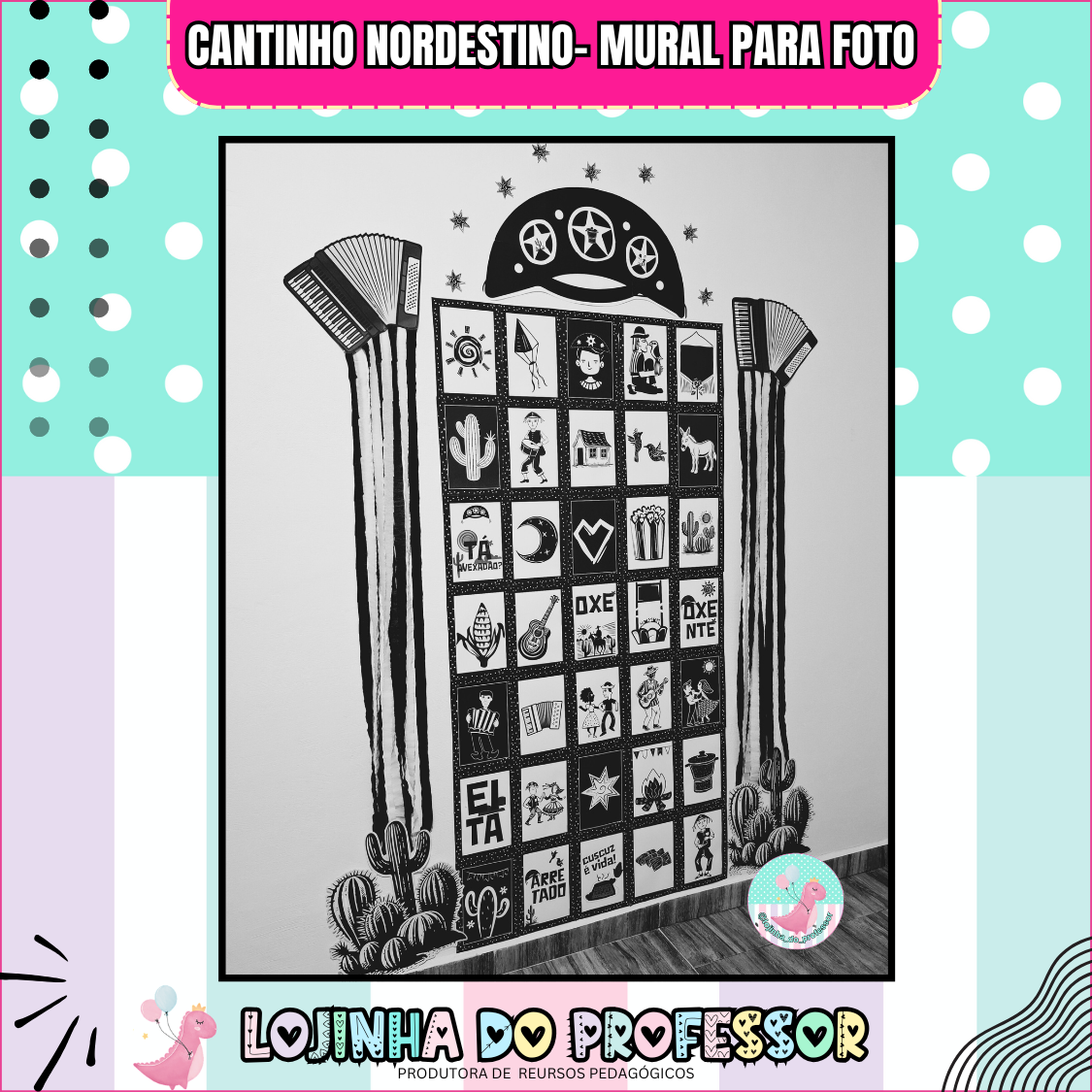 CANTINHO NORDESTINO- MURAL PARA FOTO