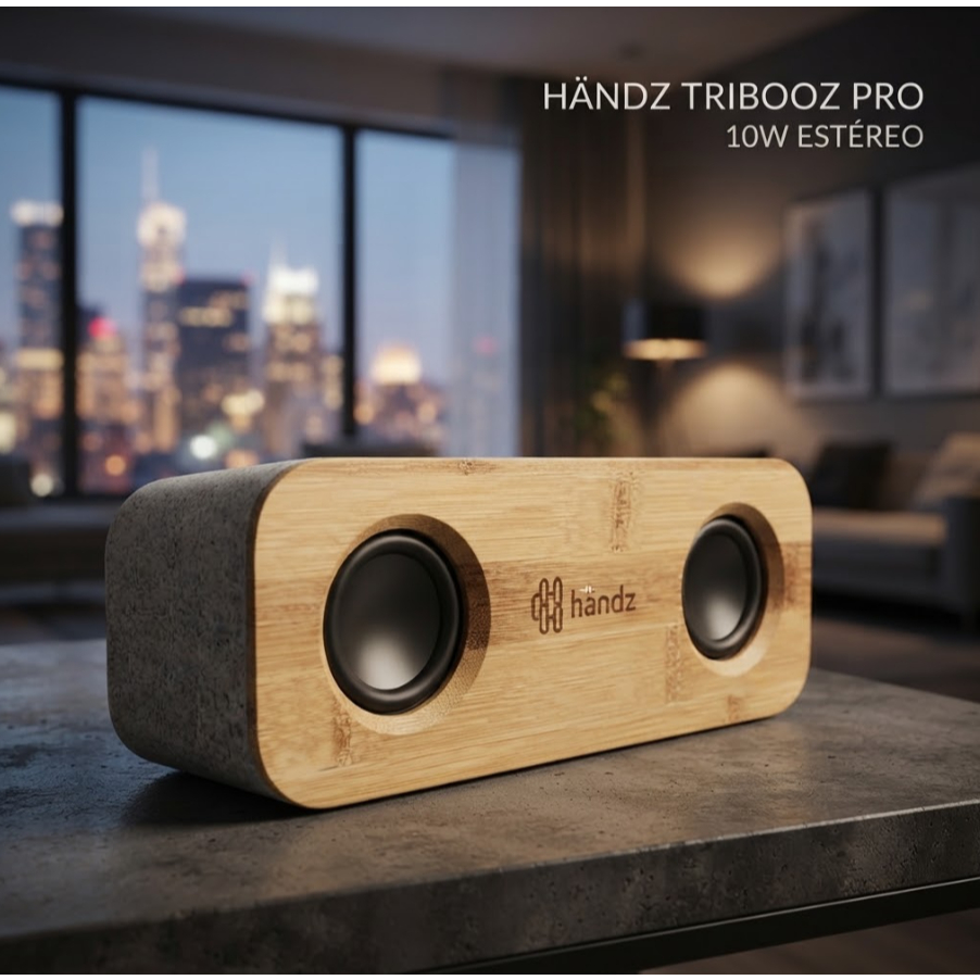 Caixa de Som Bluetooth Händz Tribooz Pro Estéreo 10W Original