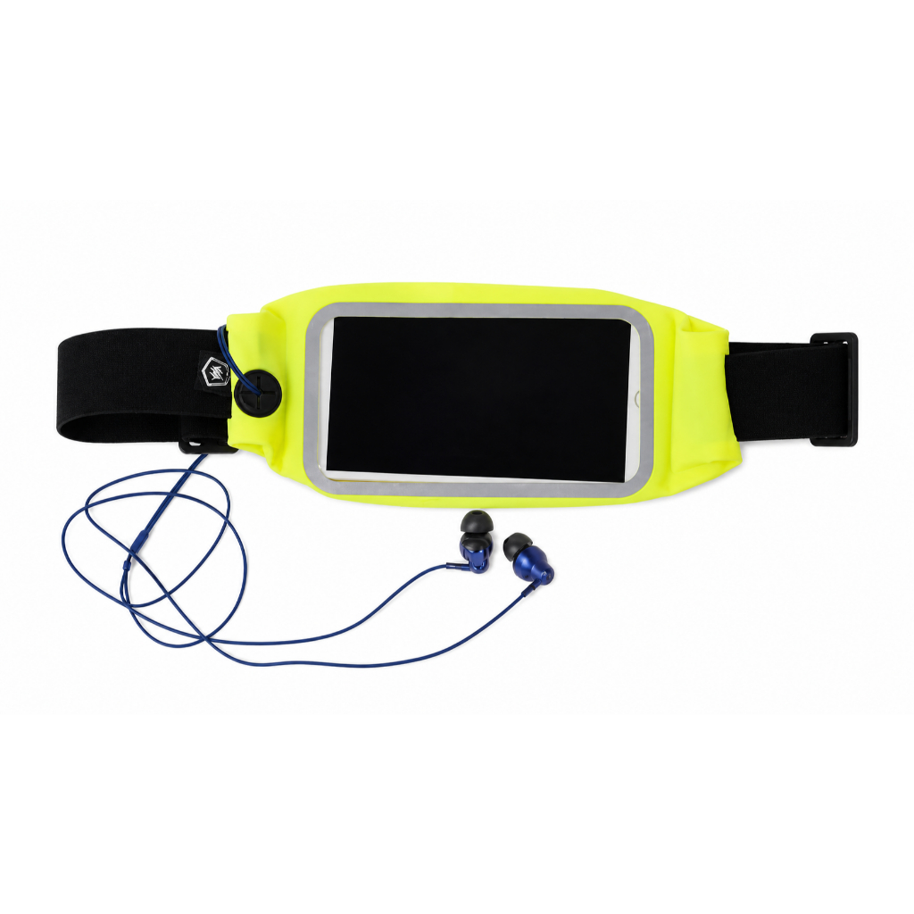 Pochete para Corrida Neoprene Reflexiva Touch Screen Celular 5.5 Polegadas