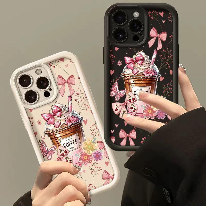 Funda linda con lazo, flor y mariposa para Infinix HOT 50I 30 Play Note 30 40 Smart 5 7 HOT 9 Play