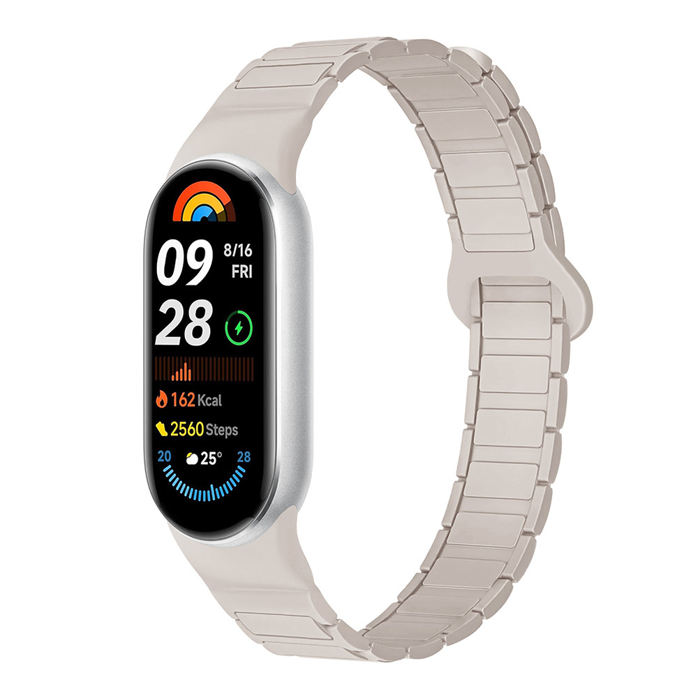 Adequado para Xiaomi Mi Band 10 Pulseira de relógio esportiva 9/8/NFC Smart Magnetic NFC Girls Summer Silicone Pulseira