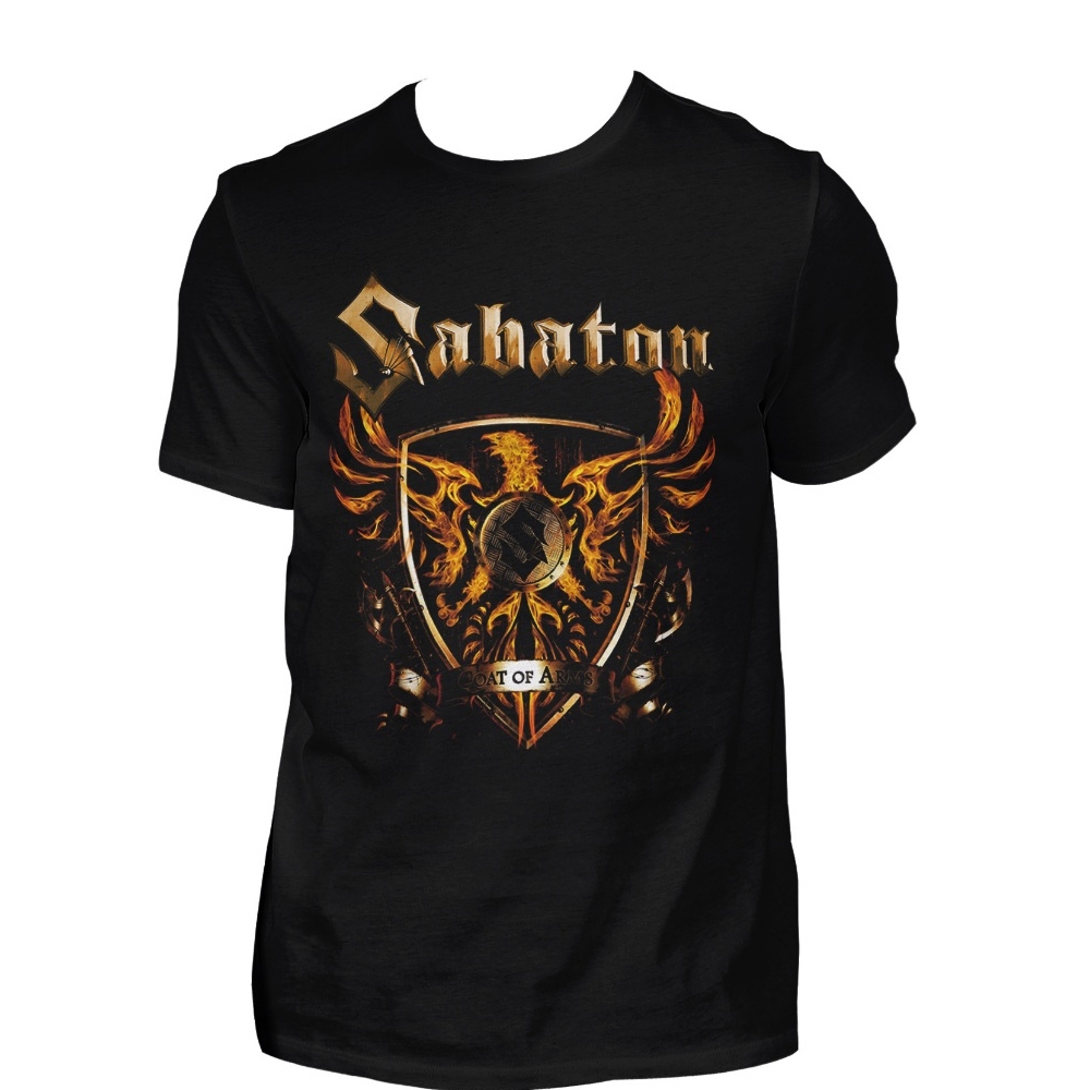Camiseta Unissex Sabaton Coat Of Arms Sabt1