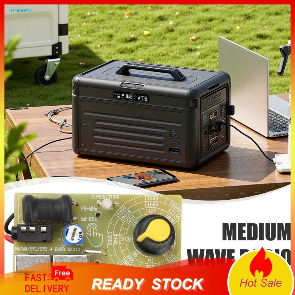 Radio Module 87–108mhz 87-108mhz Fm/mw/sw Adjustable Diy Receiver for Short Medium Fm Wave – Portable Wireless for S