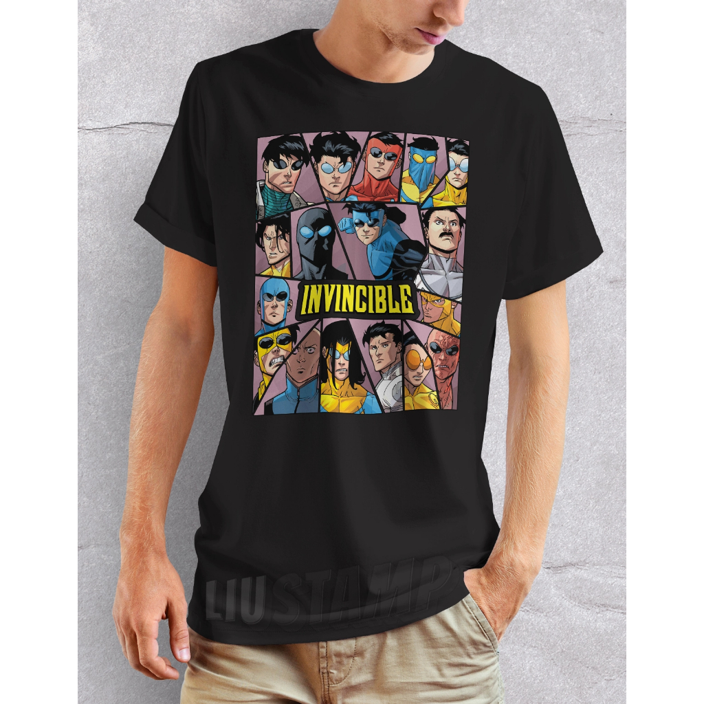 Camisa Invencível Eve Atômica Mark Grayson Camisa Básica Masculina Feminina