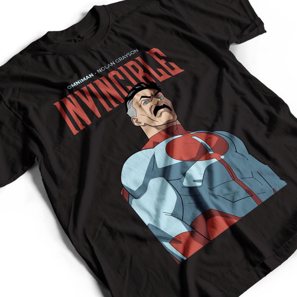Camisa Invencível Omni-Man V02 Nolan Grayson Camiseta Unissex 100% Algodão em Premium