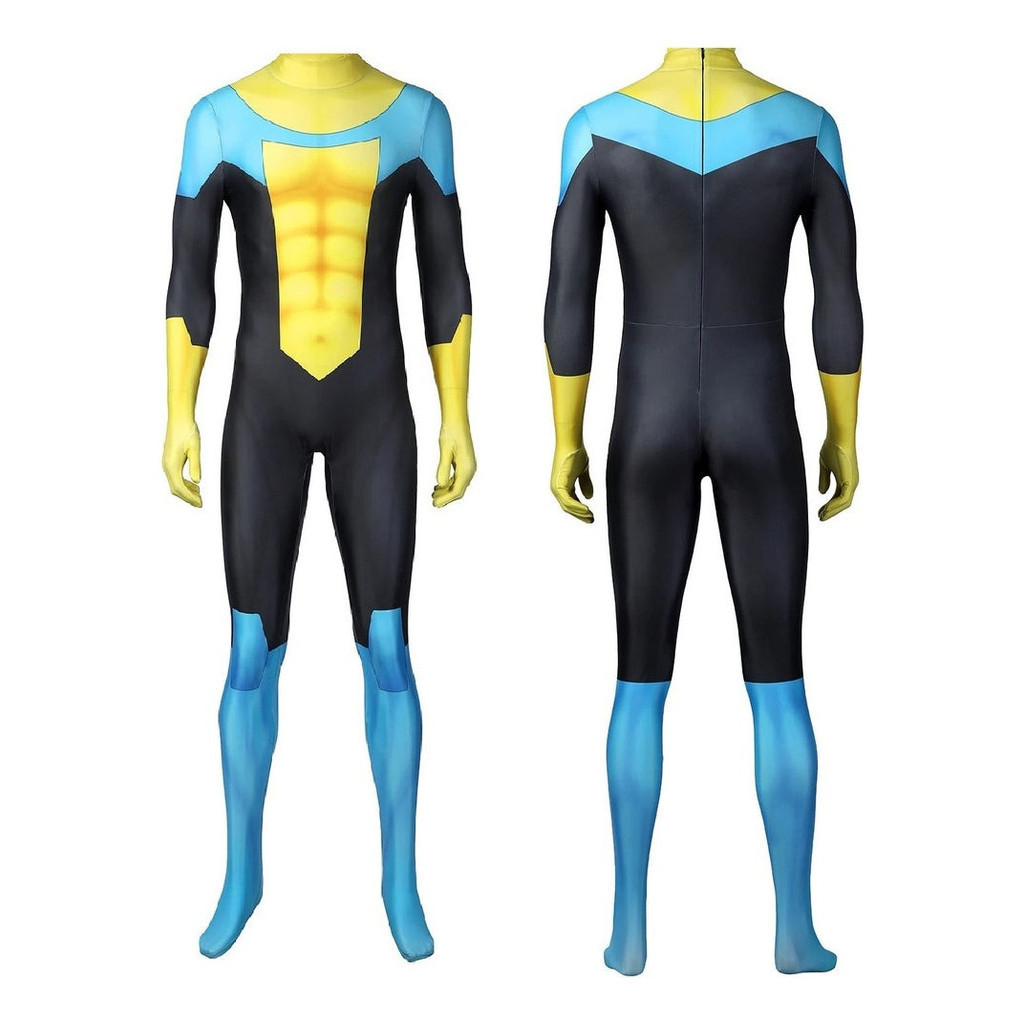 Fantasia Traje Invencível Mark Grayson Hq Cosplay Luxo Série