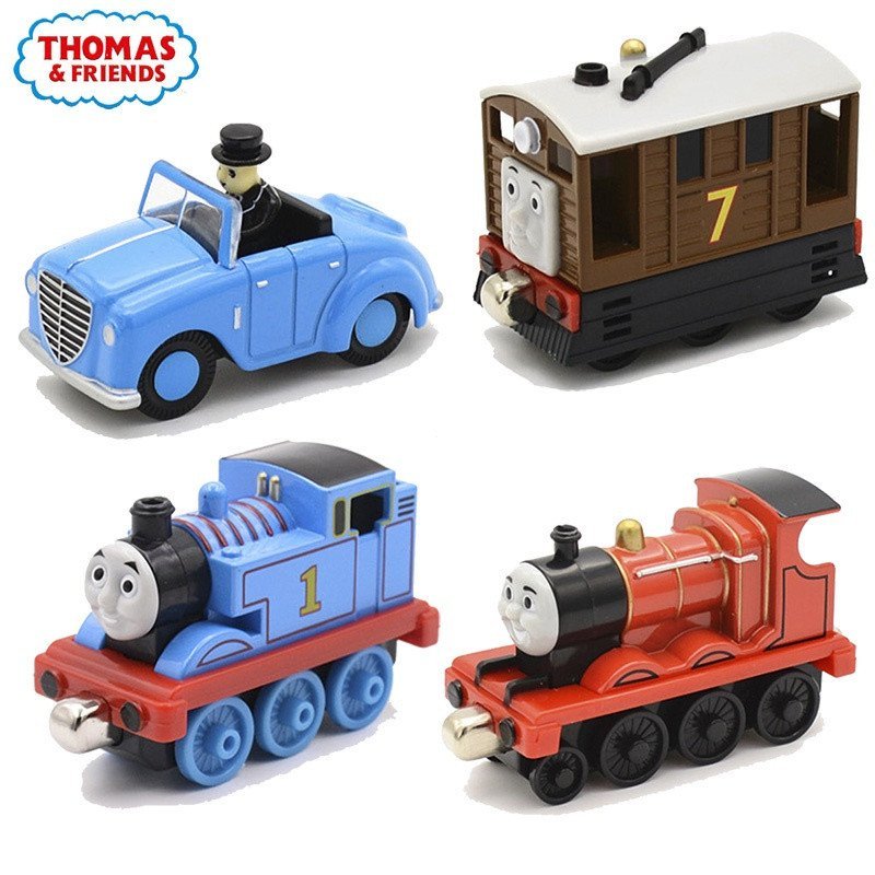 1 : 43 Themax Metal Diecasts Trem Magnético Veículos De Brinquedo Emily Toby Lady Track Train