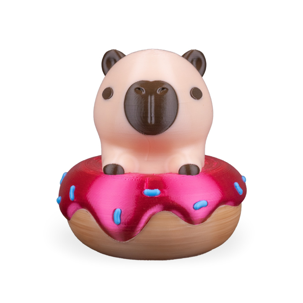 Capivara Fofa e Donut decoração cute para ambientes