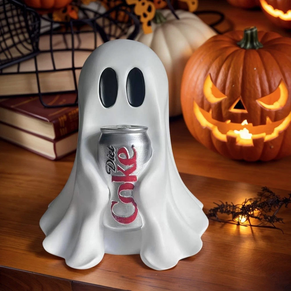 Cute Ghost Beverage Can Holder Halloween Decoration Ornament