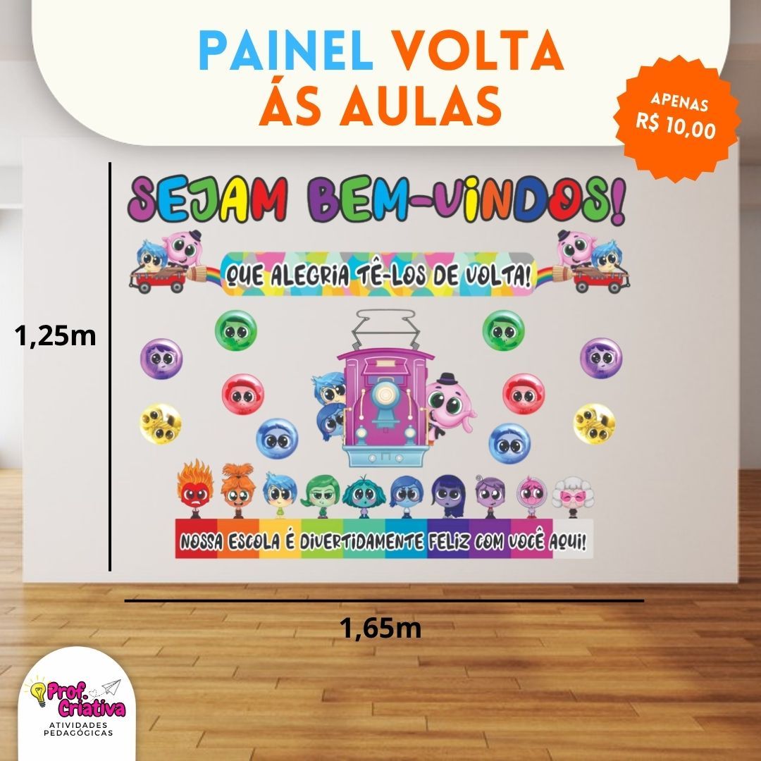 PAINEL - DE VOLTA ÀS AULAS DIVERTIAMENTE - ????PROF CRIATIVA