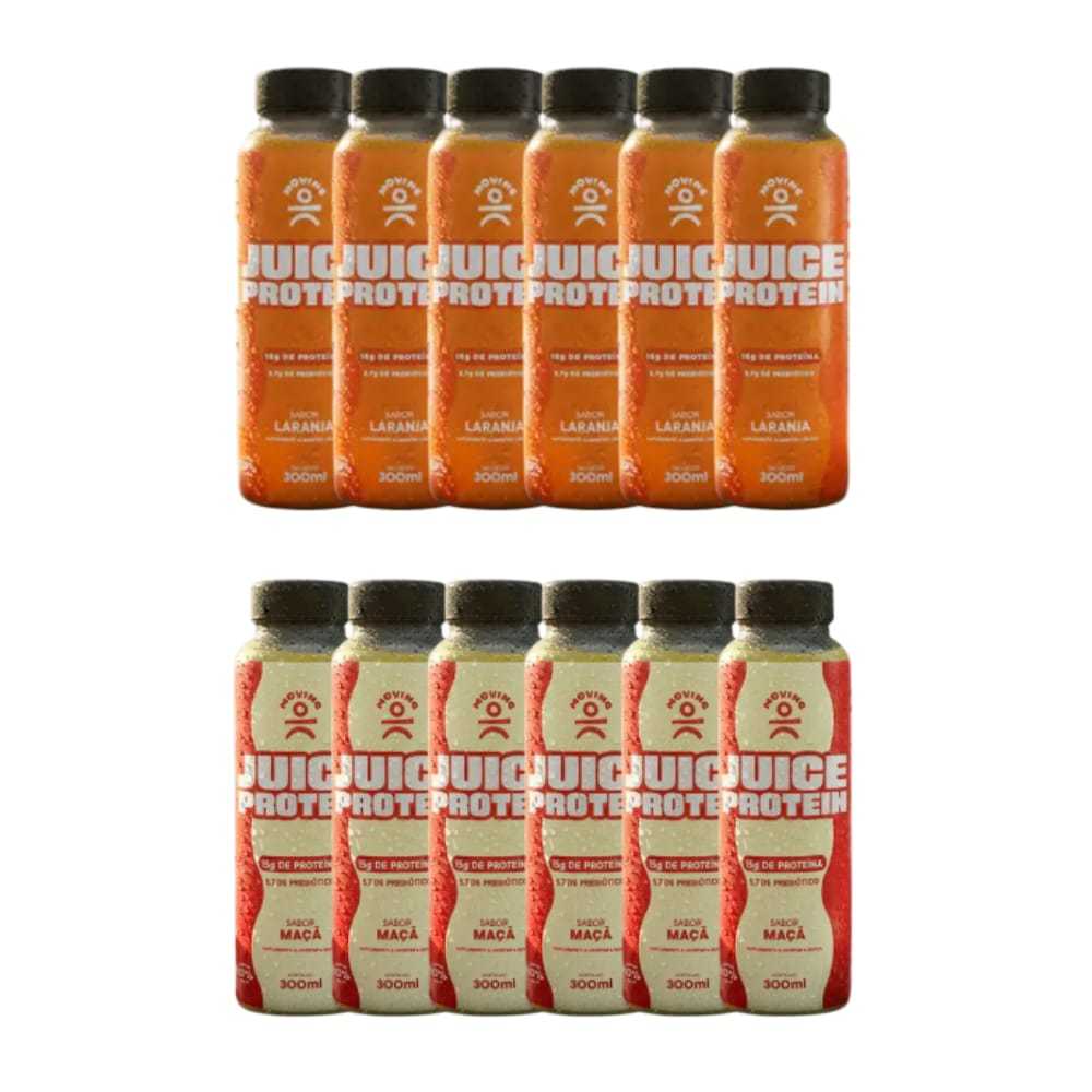 Kit 12 Moving Juice 300 ml – Maçã e Laranja