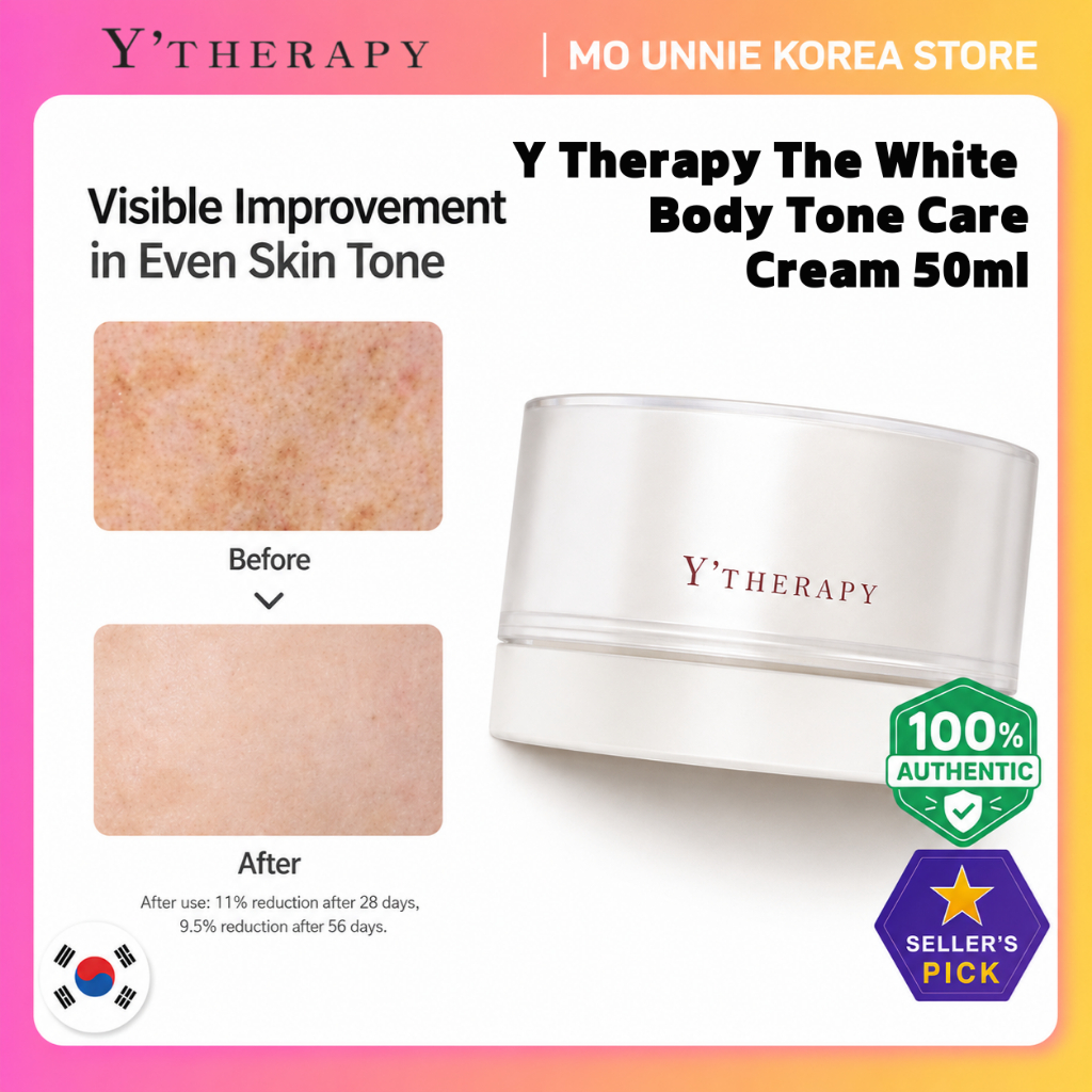 [Melhor] [y'therapy] Creme Clareador The White Y Zone , Para Áreas Escuras , 1 Unidade/Coreano Da MO UNNIE