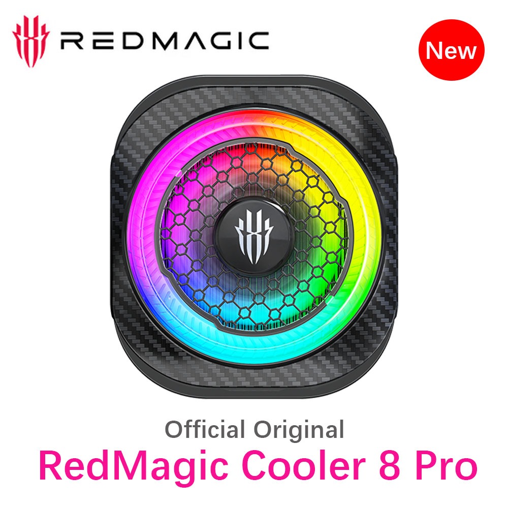 Original Novo RedMagic VC Cooler 8 Pro , Refrigerador Magnético De Celular Para Jogos , Dissipação De Calor De Alta Potê