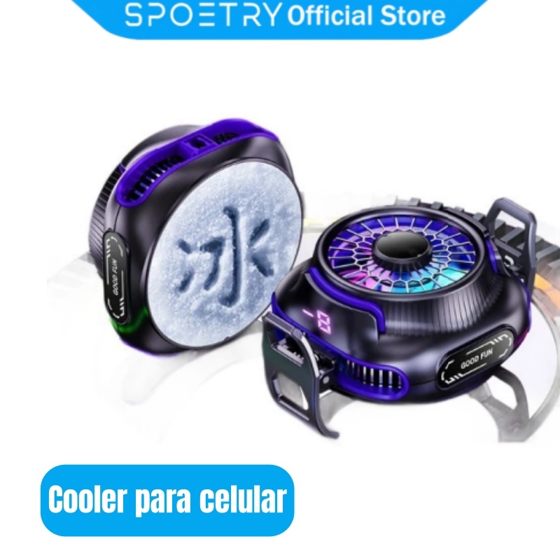 Radiador De Telefone Magnético Refrigerador De Junção De Semicondutores Resfriador De Jogo Com Clipe Traseiro