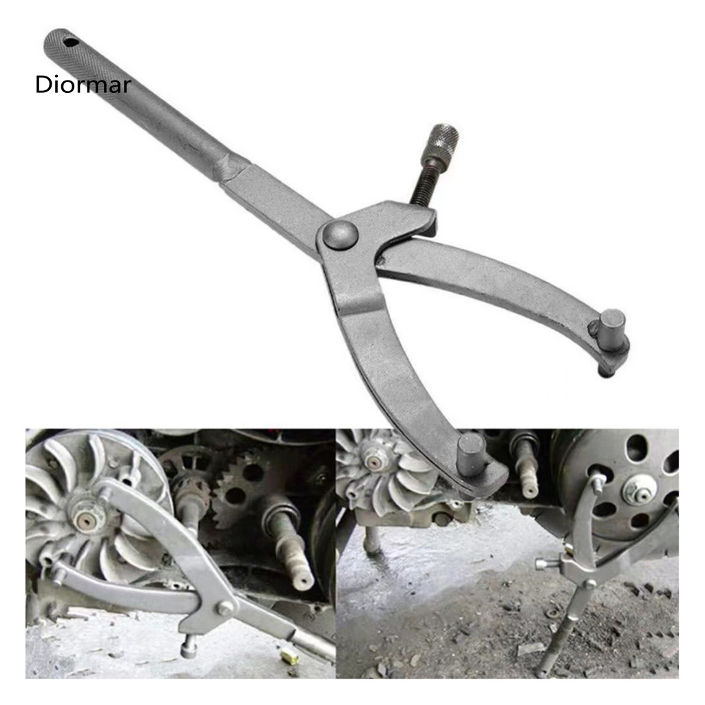 Adjustable Pulley Spanner Clutch Flywheel Wrench Y Type Magnetic Motor Removal Tool for Motorcycle Straddle Bikes – fo