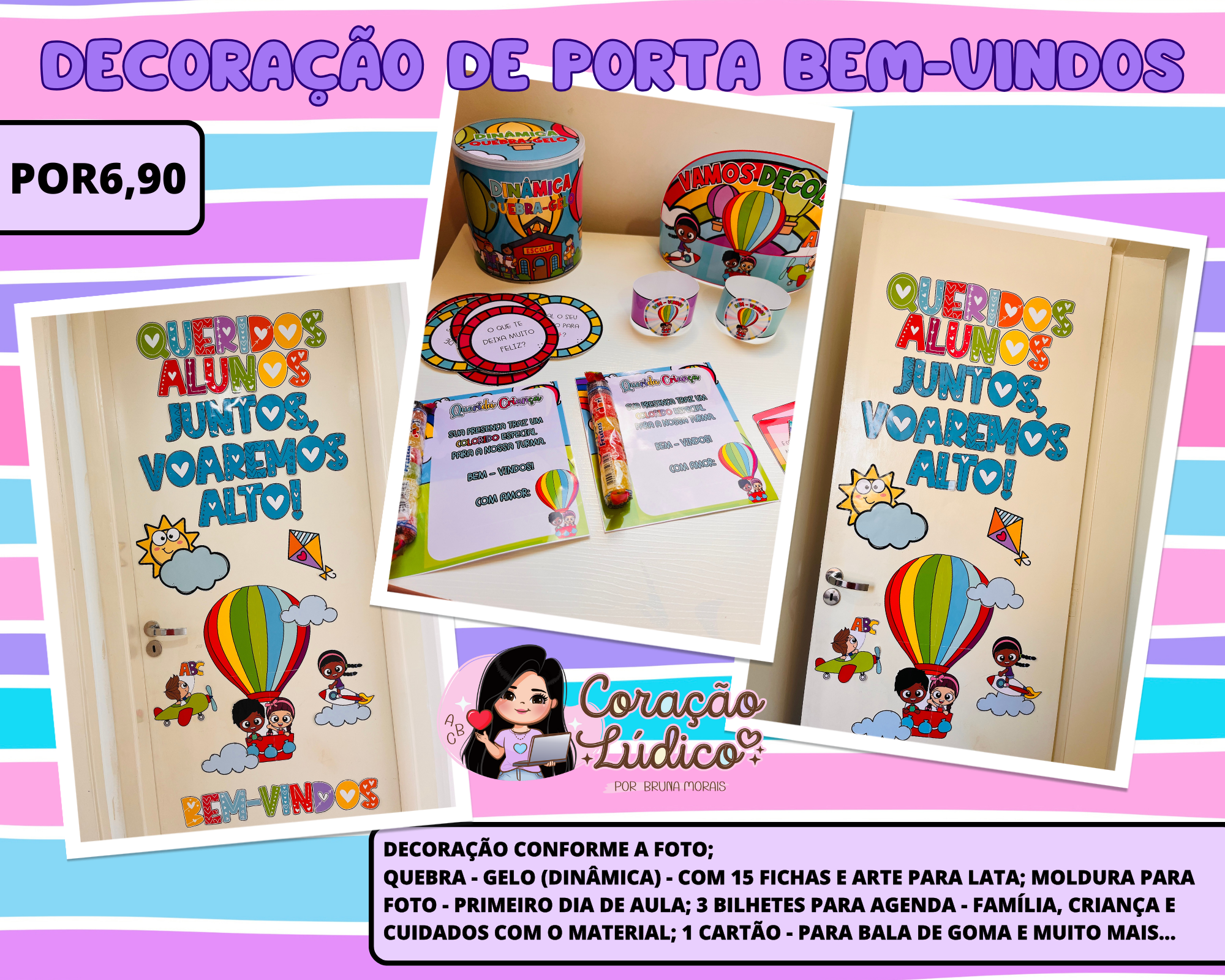 ????Decoração de Porta ????Bem-Vindos????