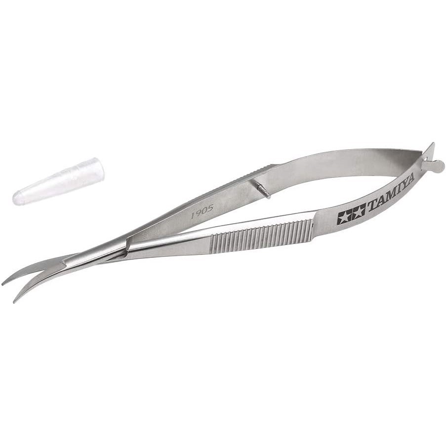 [Direto do Japão] TAMIYA tool Mini 4WD Curved Scissors for polycarbonate bodies 74151