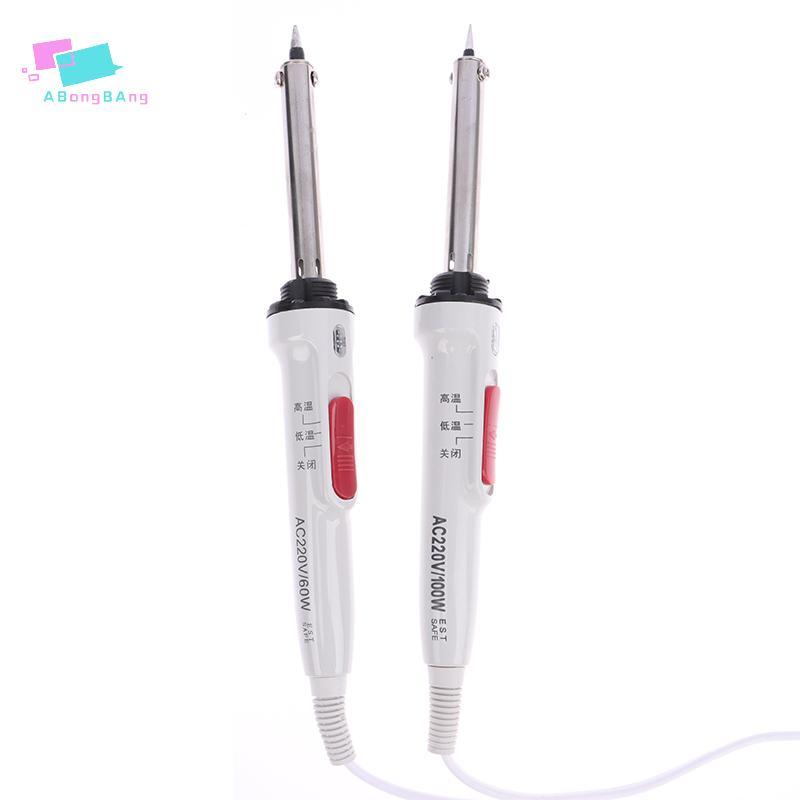Abongbanghn 60W 100W Ferro De Solda Elétrico Controle De Temperatura Dupla Com Interruptor Caneta De Soldagem Ferramenta