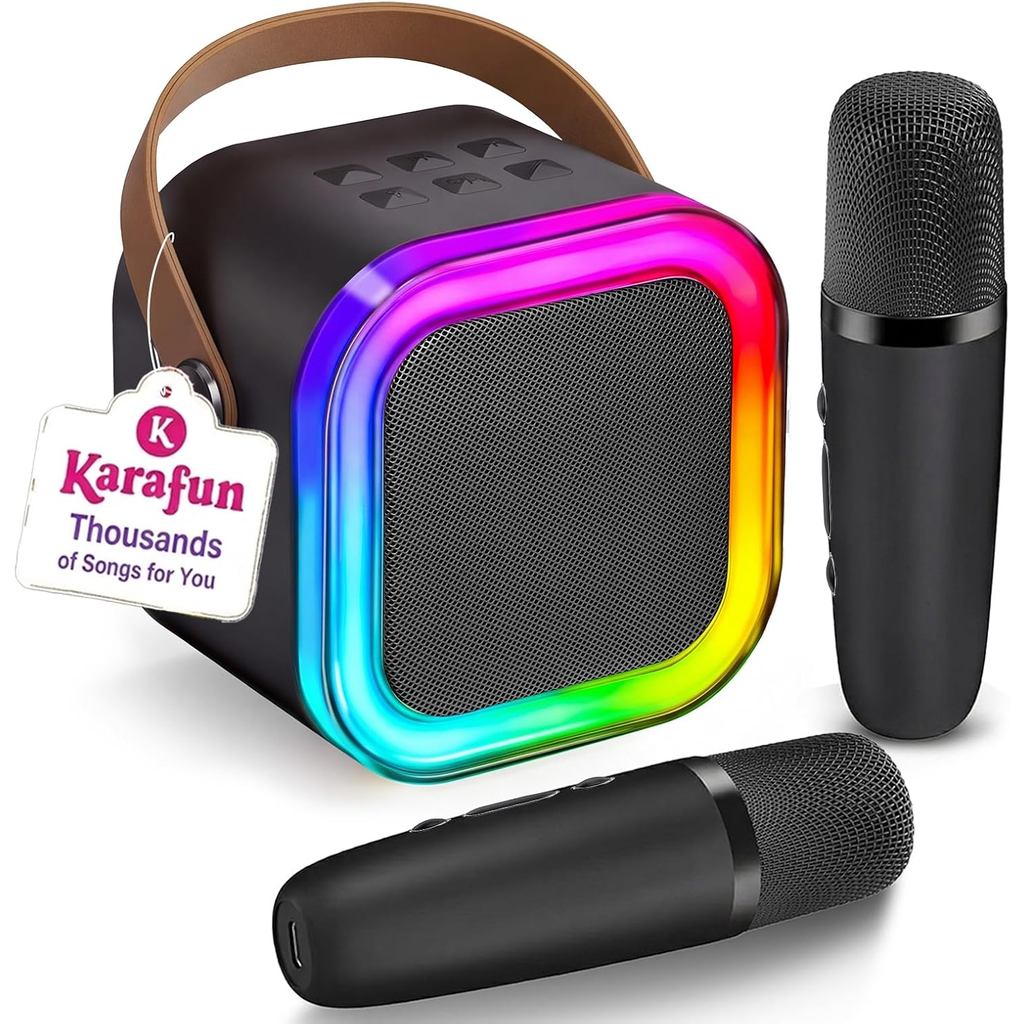 Mini Karaoke Machine for Kids, 2026 TOP Toys Birthday Gifts Ideas for Girls Ages 4, 5, 6, 7, 8, 9, 10, 12+ Years Old, Po
