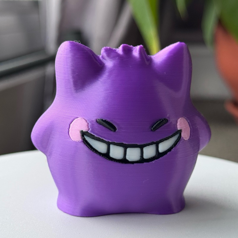 Gengar Fofo Cute Decorativo Gamer Chibi Quarto