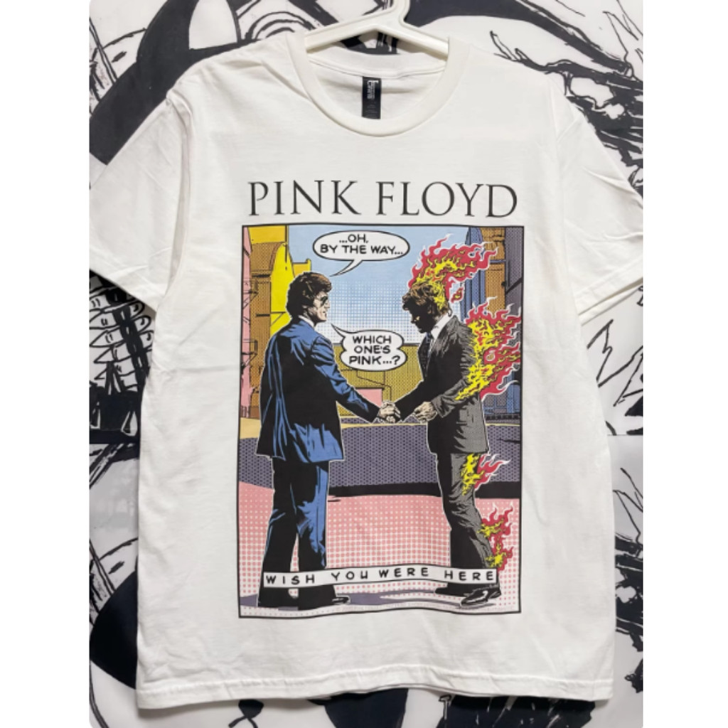 Camiseta Masculina Retrô De Algodão Puro Com Estampa Em Estilo Cartoon Da Música 