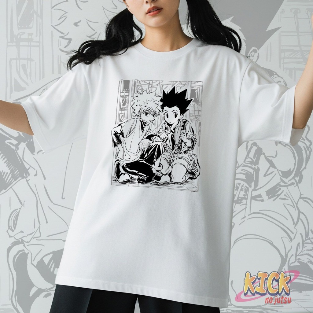 Camiseta Anime Hunter x Hunter Gon E Killua