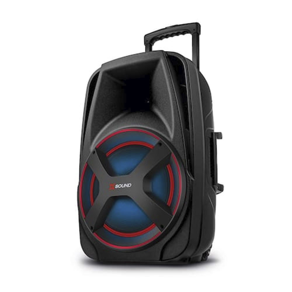 Caixa de Som Amplificada XSound CM-650-N 650W Bluetooth RGB Color Lights Bateria até 9h Mondial