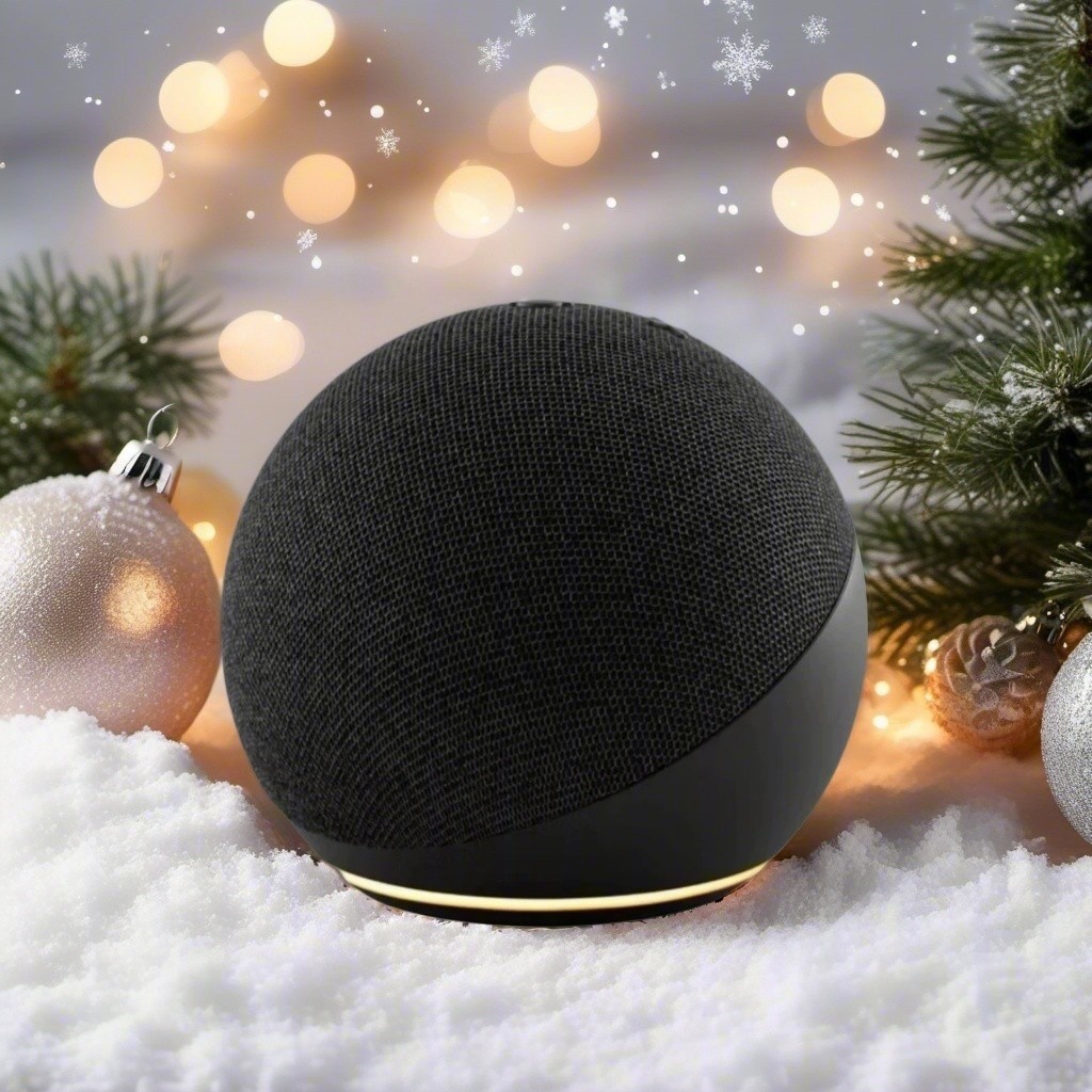 Speaker, model Alaxe Echo Dot 5 Pro Max with voice control via app and Bluetooth - Available Colors