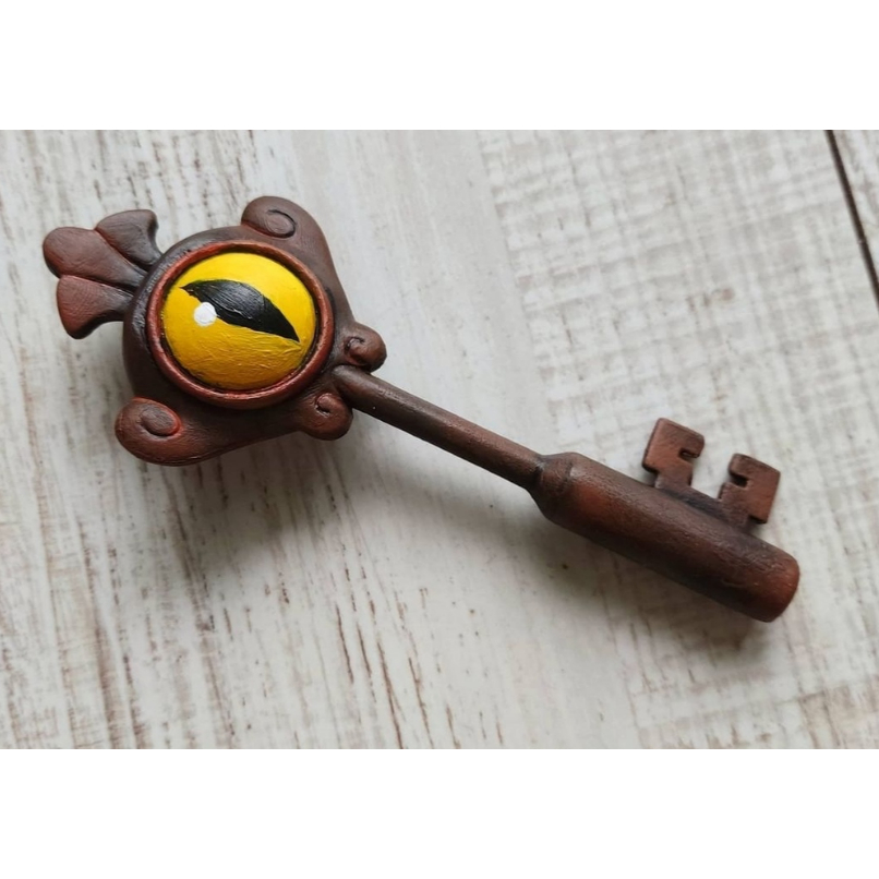 Kit 2 Chave Da Casa Da Coruja The Owl House Colecionável Geek colar, pingente