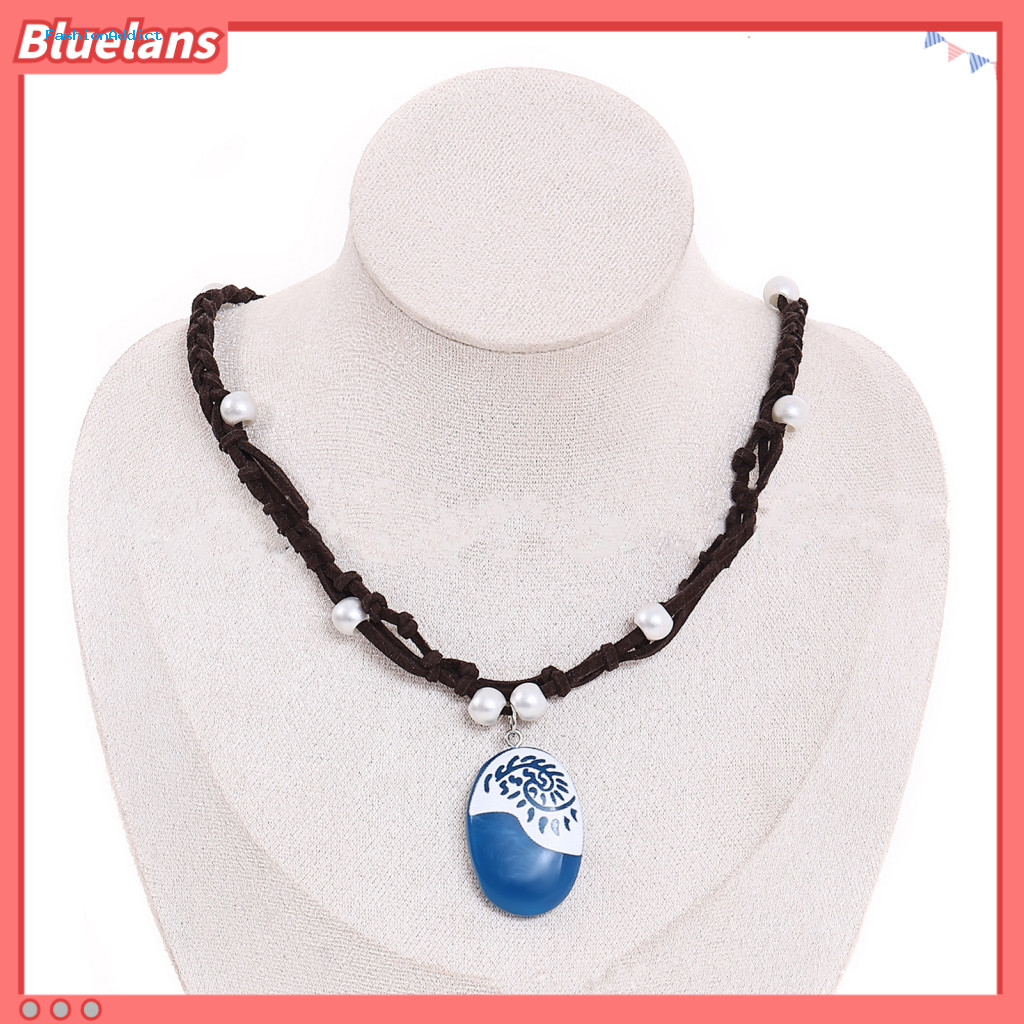 Resin Pendant Necklace High-quality Sea Shell Star Light-up for Girls Women – Princess Role Play Dress-up Accessory Bi