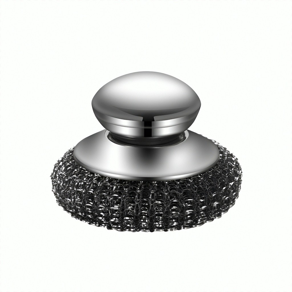 Pot Wash Brush Wash Pots and Pans Stainless Steel Cleaning Brush Head Multi-purpose Easy to Install