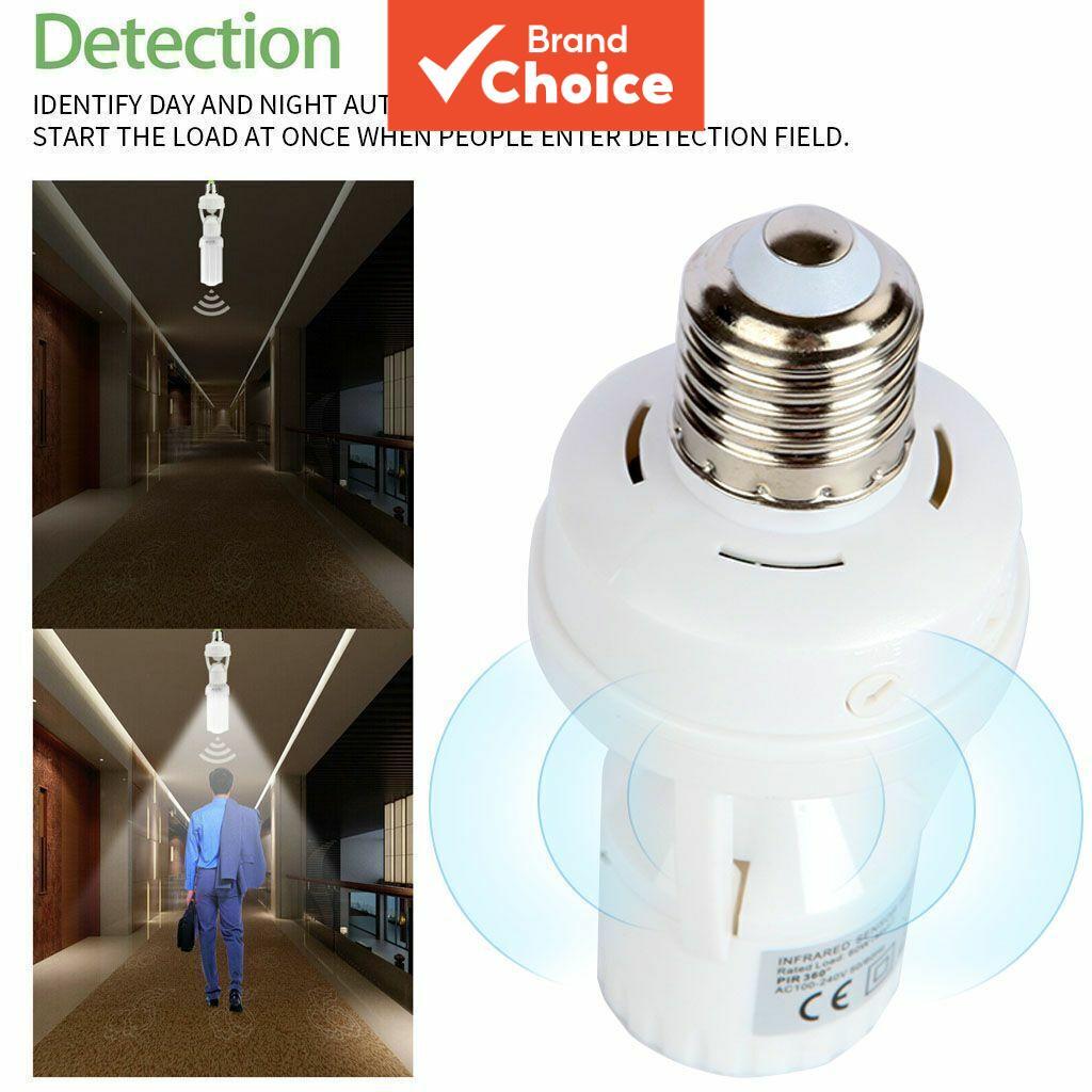 Base de Soquete de Controle de Lâmpada Ajustável com Detector de Movimento PIR Inteligente AXUS Easy Install, Tensão