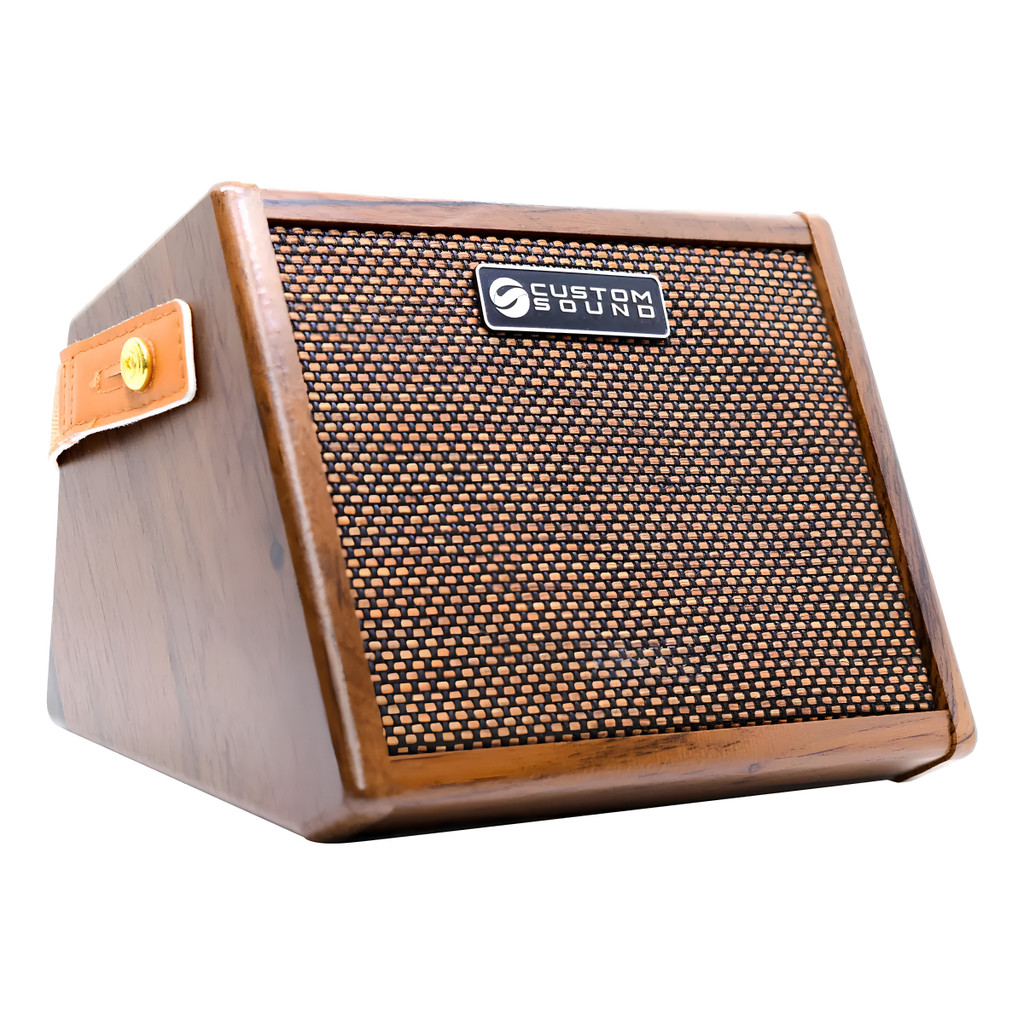 Amplificador Violão Custom Sound Mini 15w Bluetooth Bi Volt