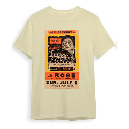 Camiseta Camisa James Brown Musica Negra Orgulho Soul Black
