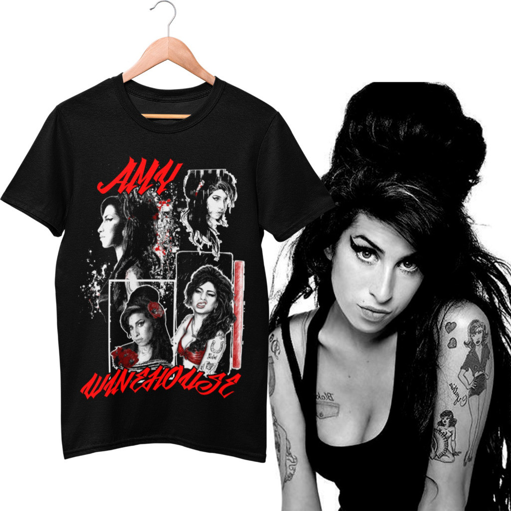 Amy Winehouse Camiseta Soul Jazz Back To Black Grammy