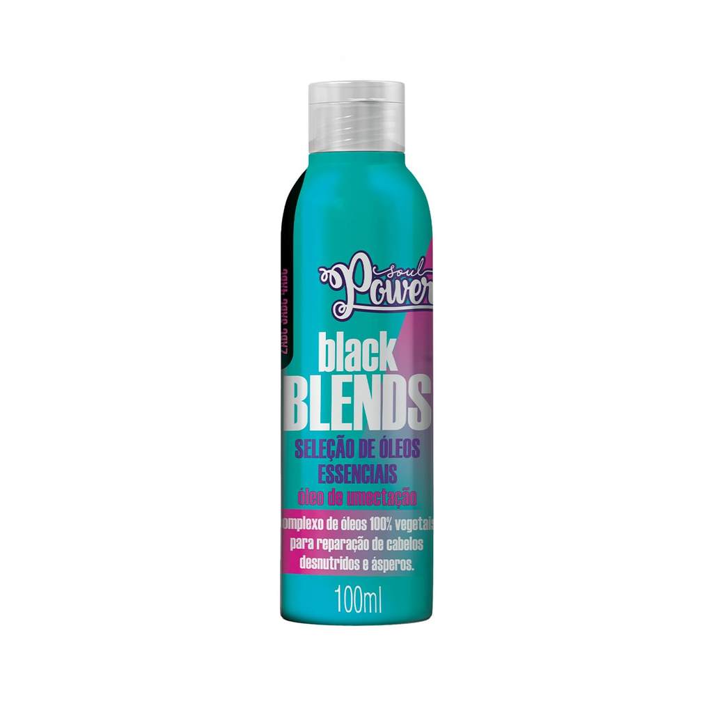 Óleo de Umectação Black Blends Soul Power - Nutre e Repara - 100ml