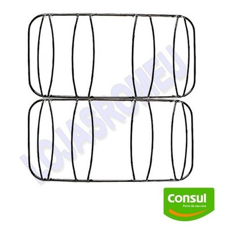 Kit 2 Grelhas Trempe Para Fogão Consul Erva Doce Alecrim Can