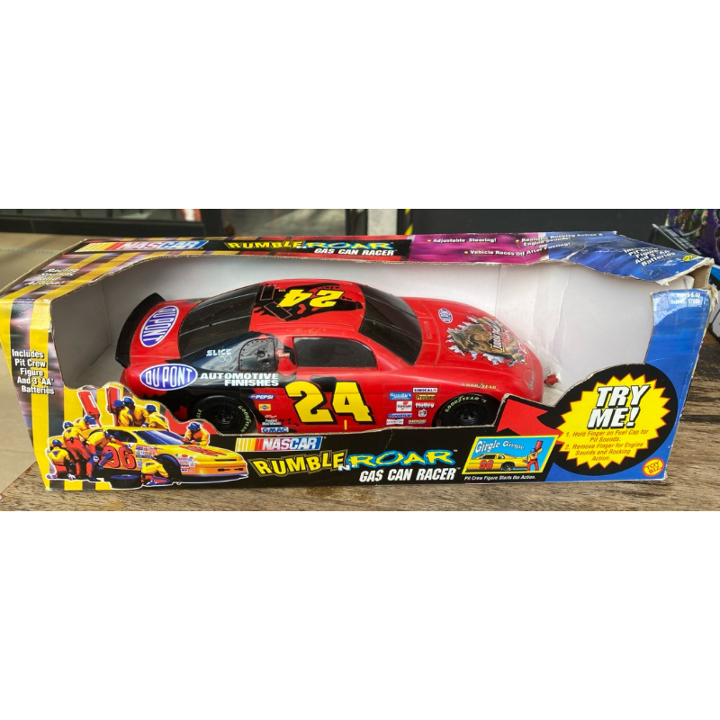 Jeff Gordon #24 Nascar Rumble N' Roar Gas Can Racer Toybiz Vermelho