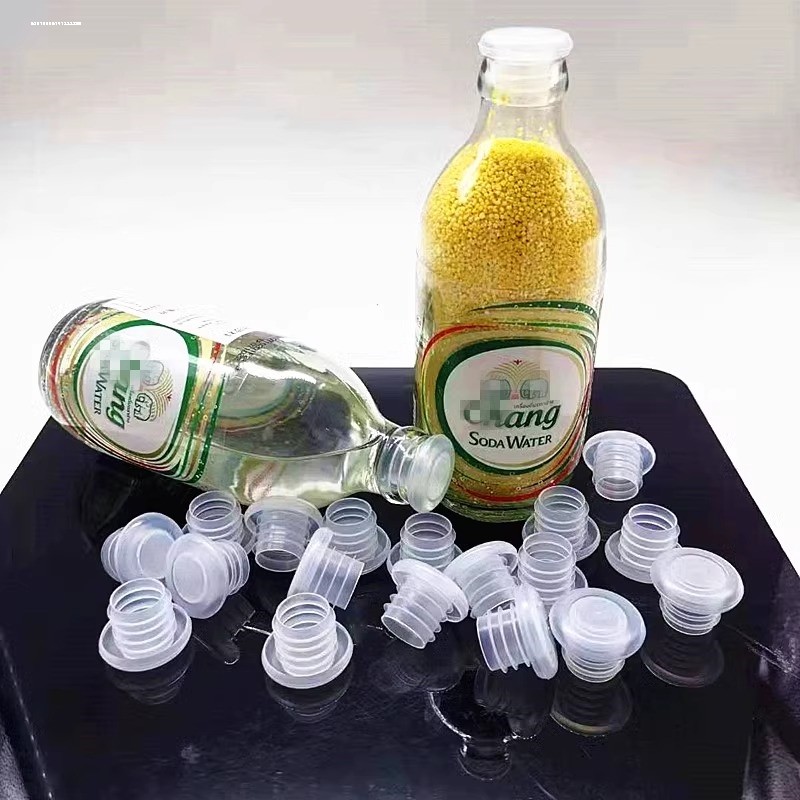 Adequado para elefante marca refrigerante água tampa de garrafa de vidro garrafa vazia reutilização plástico tampa de ga