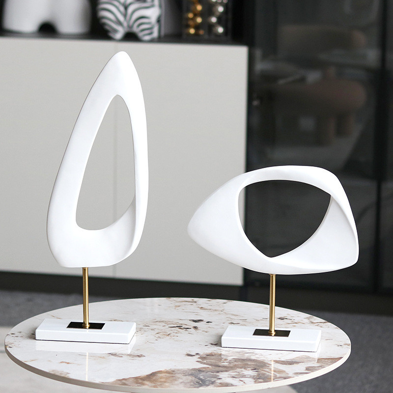 Nordic modern light luxury art abstract home entrance TV cabinet decorations creative living room wine cabinet ornaments