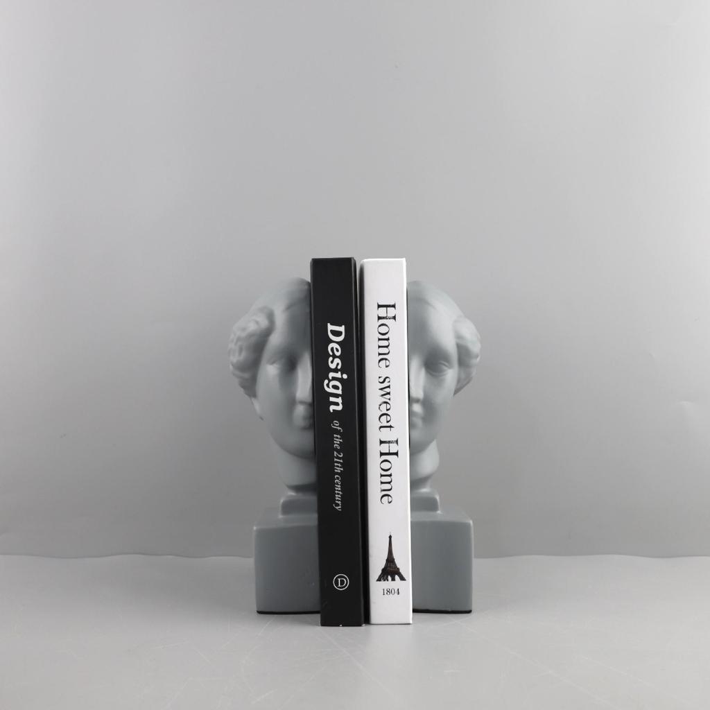 03CT Nordic light luxury Greek goddess bookends resin ornaments for TV cabinet, model room, entryway, home soft decorati