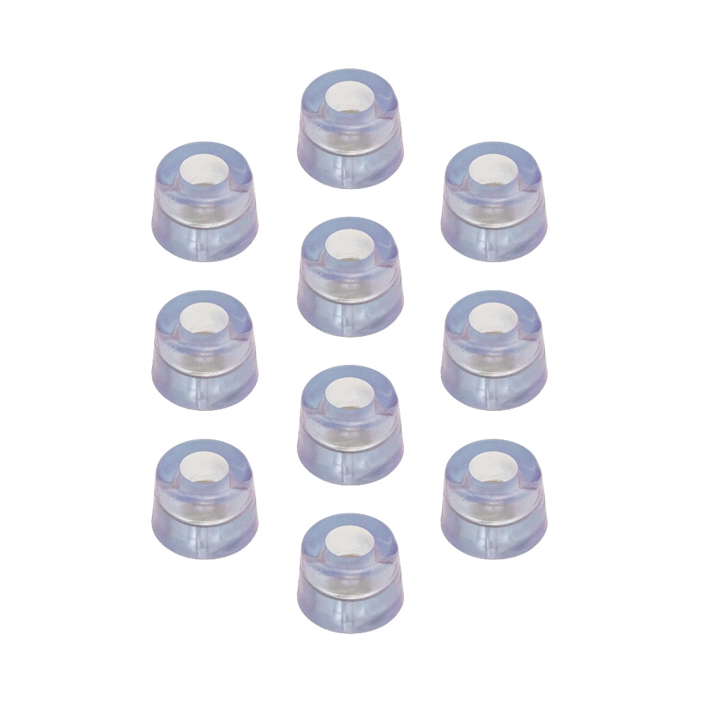Kit 10 Pçs Ponteiras Sapata Silicone Poltrona Mesa Movel Cadeira 20mm