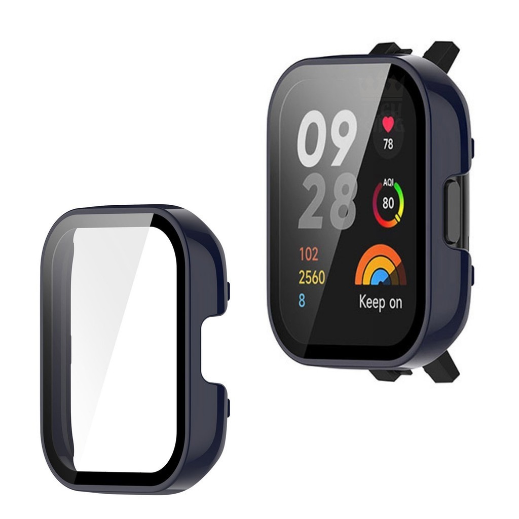 Capa Acrilica Com Vidro Temperado Para Xiaomi Redmi Watch 3
