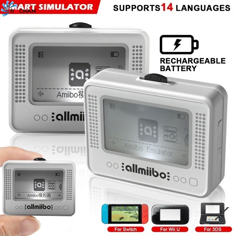 [Brilhante] 2-1 Unidade Para Amiibo NFC Pixl Simulator Emulator-Simulador Inteligente Bluetooth Carregável-Switch2/Switc