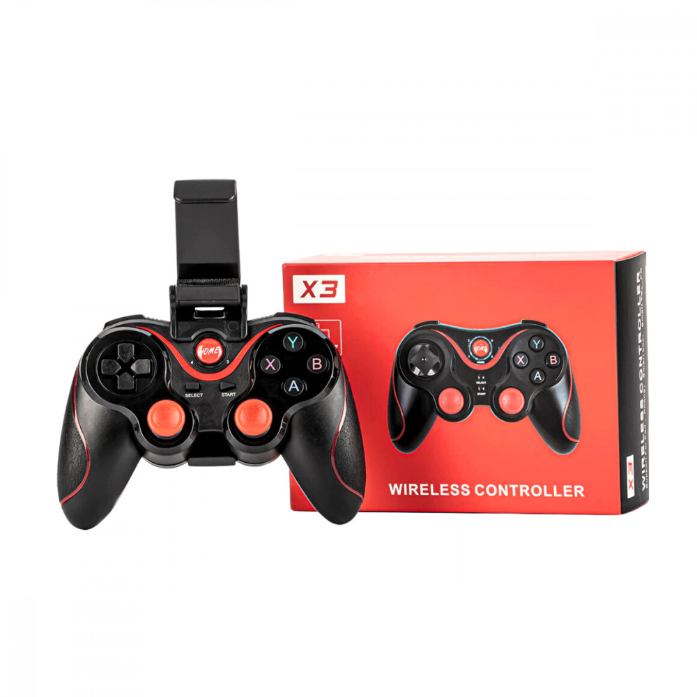 Controle Gamer Bluetooth Ovleng SN-X3 Sem Fio com Suporte para Celular 2.4G Recarregável Android PC